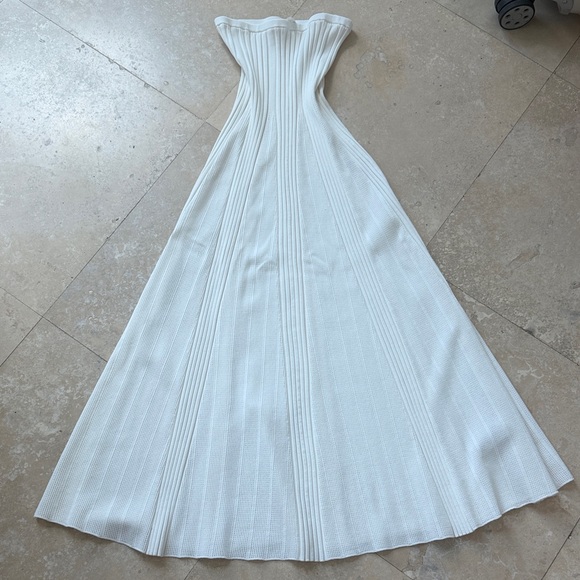 ba&sh White Ribbed Skirt - Picture 4 of 4